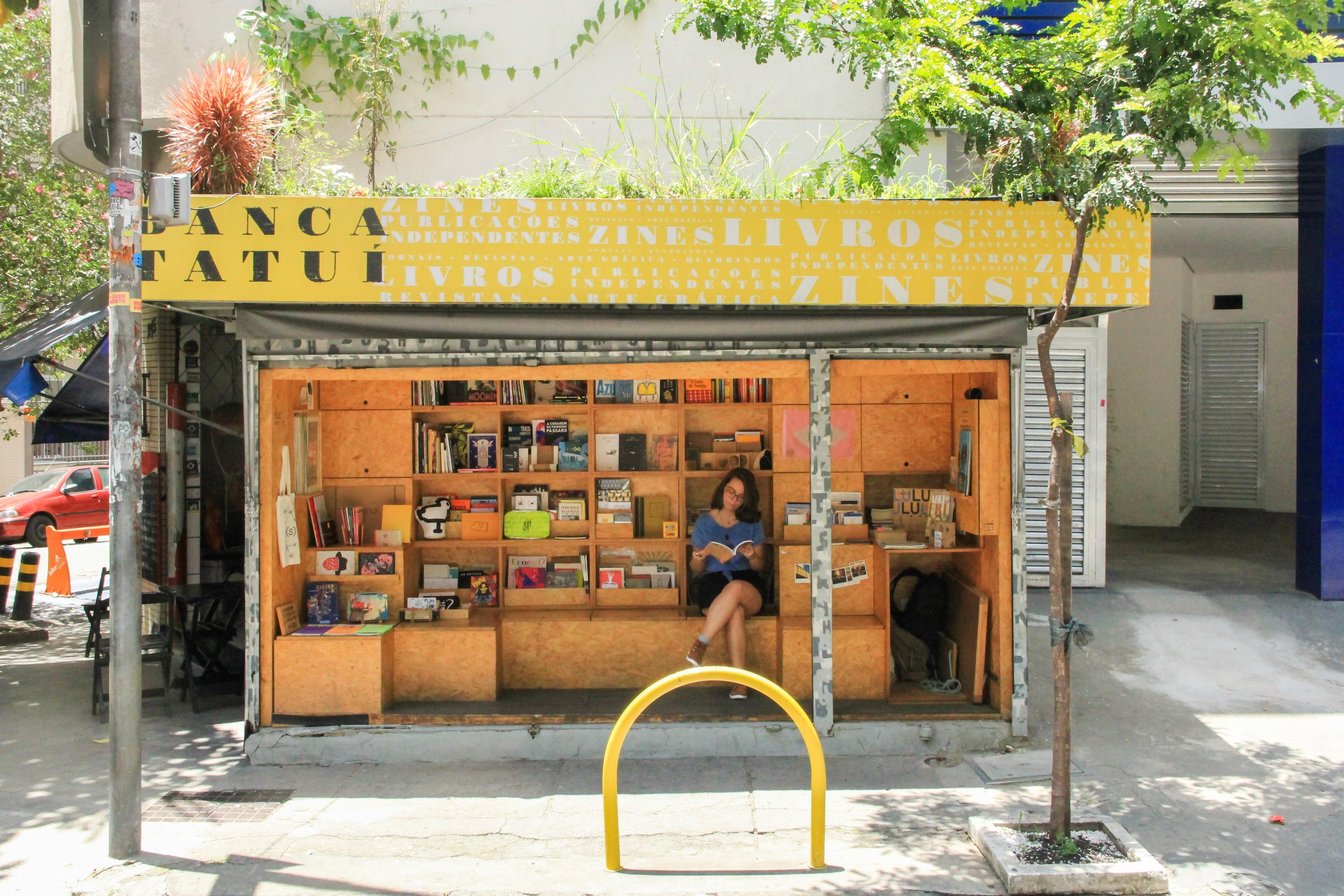 Livraria divulgada no projeto, a Banca Tatu&iacute;, no centro de S&atilde;o Paulo, precisou se reinventar para a venda on-line