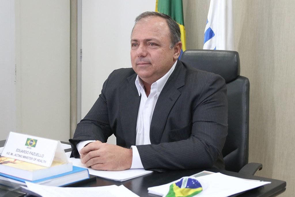 General Eduardo Pazuello &eacute; considerado um "bom gestor" pelo presidente Jair Bolsonaro