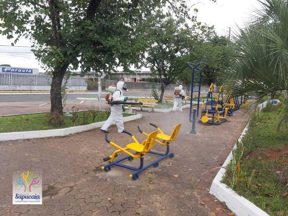 Ap&oacute;s casos de coronav&iacute;rus, a Prefeitura de Sapucaia do Sul realizou a sanitiza&ccedil;&atilde;o dos locais p&uacute;blicos