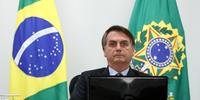Bolsonaro parabenizou a PF pela ação que busca provas de um possível esquema de corrupção envolvendo uma organização social contratada para a instalação de hospitais de campanha