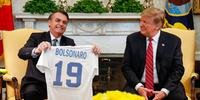 Bolsonaro revelou a um apoiador que Trump enviou para o Brasil 2 milhões de comprimidos de hidroxicloroquina