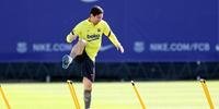Messi realizou trabalho diferente dos companheiros de Barcelona nesta quarta-feira