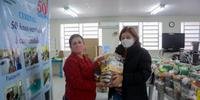 Entidade realizada a doação de 145 cestas básicas por mês