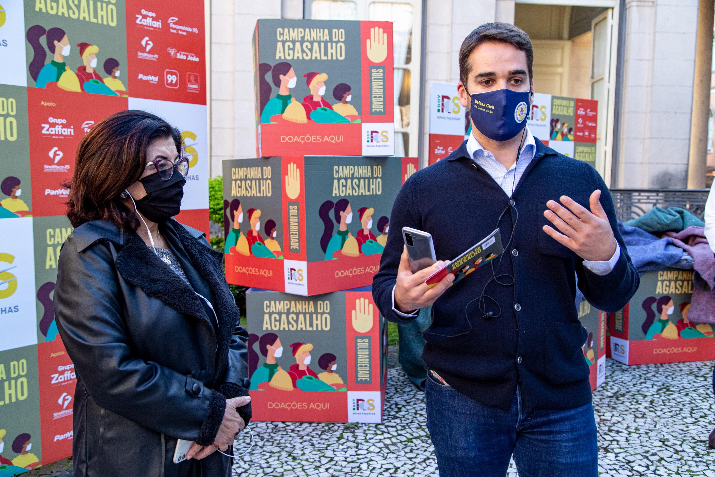 Campanha do Agasalho 2020 foi lan&ccedil;ada pelo governo do RS nessa quinta-feira no Pal&aacute;cio do Piratini
