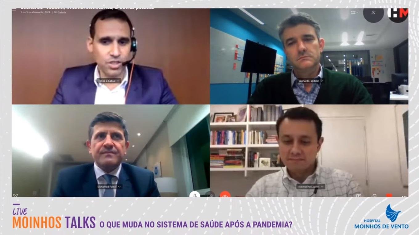 Semin&aacute;rio virtual promovido pelo Hospital Moinhos de Vento ocorreu nessa quinta-feira