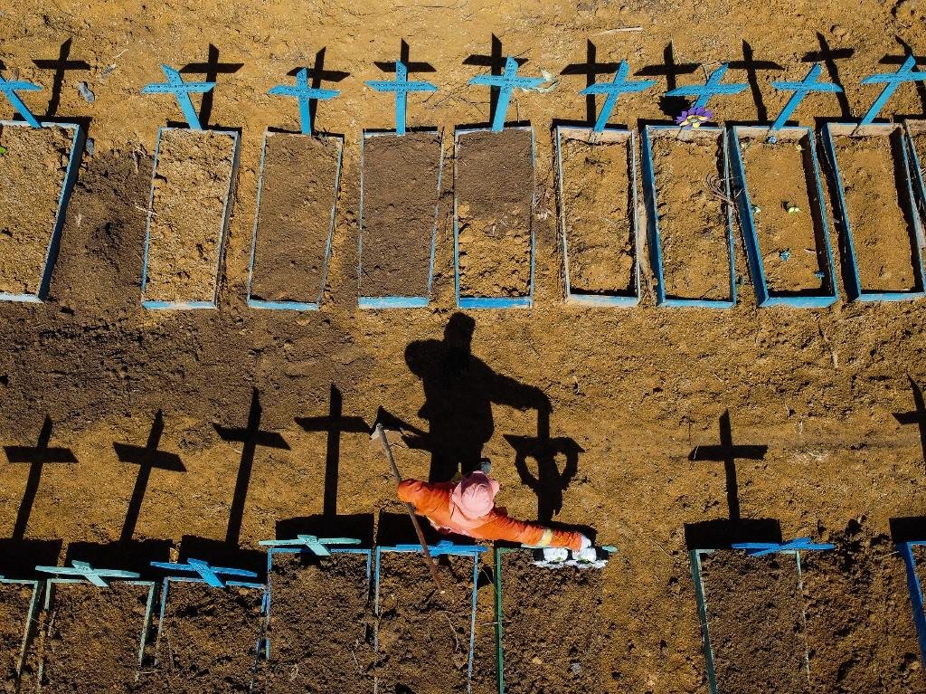 Brasil &eacute; o segundo pa&iacute;s com mais mortes pelo novo coronav&iacute;rus