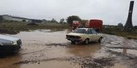 Algumas ruas periféricas sofreram com alagamento, poças e lama em Uruguaiana