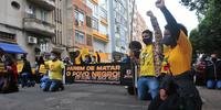 Manifestação pelas vidas negras ocorreu no Centro de Porto Alegre