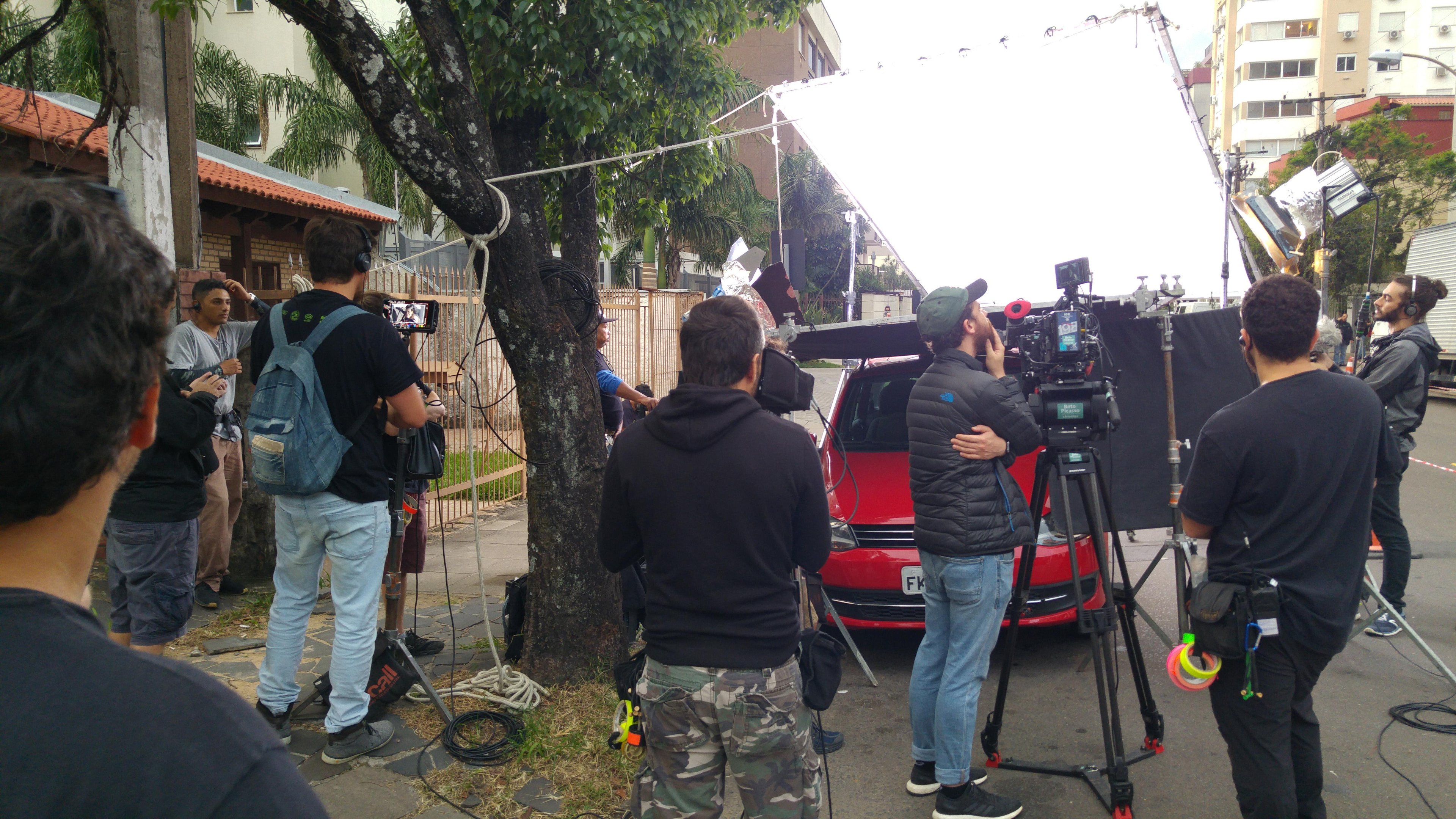 Set da s&eacute;rie 'A B&ecirc;n&ccedil;&atilde;o', gravada antes da pandemia.