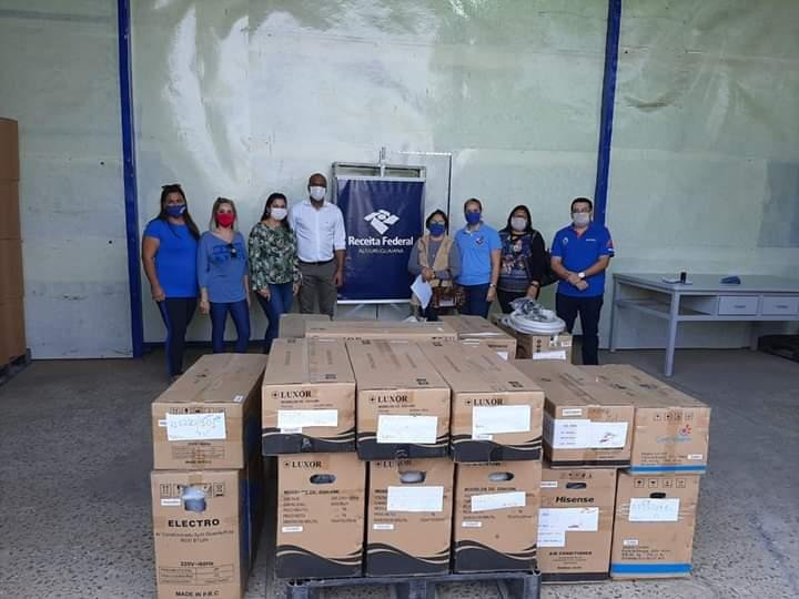 Os donativos s&atilde;o provenientes de apreens&otilde;es durante a&ccedil;&otilde;es de combate aos crimes de contrabando e descaminho