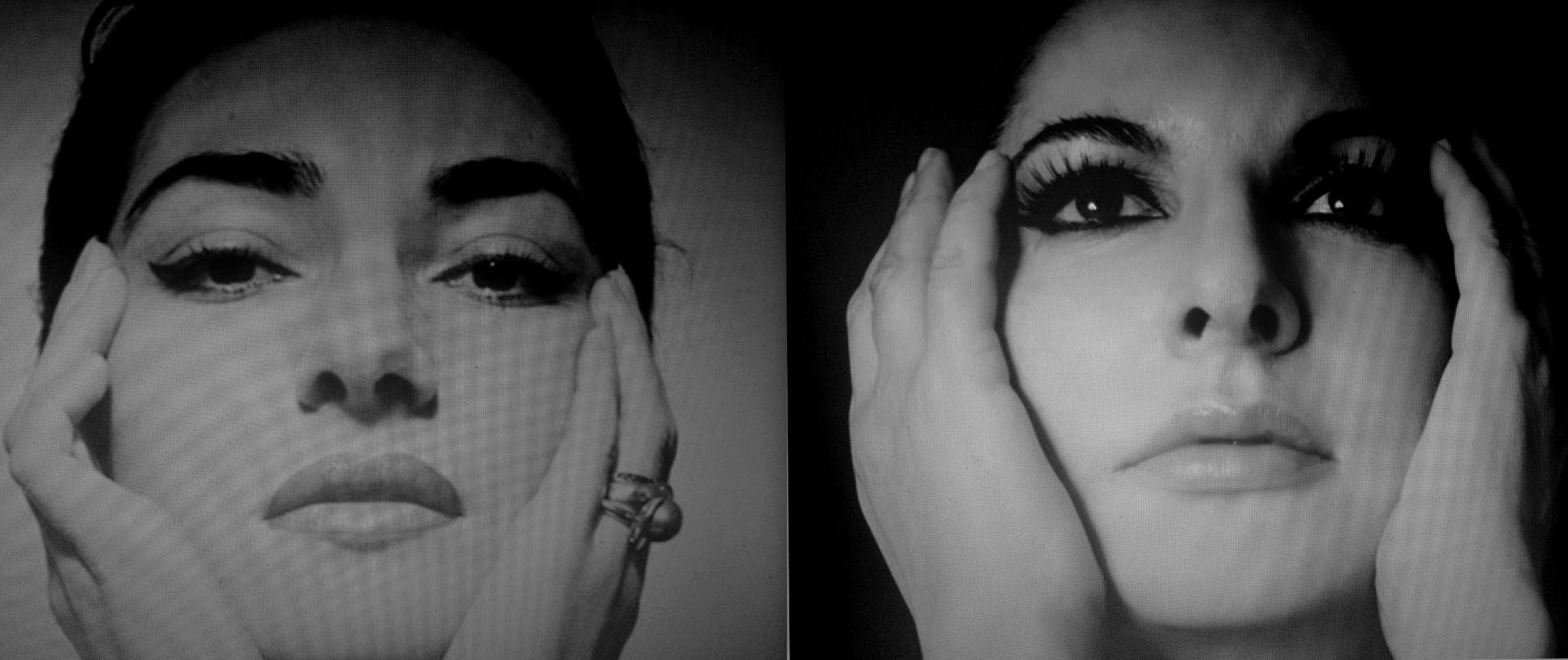 Imagens de Maria Callas e Marina Abramović  se sobrep&otilde;em em v&iacute;deo de divulga&ccedil;&atilde;o
