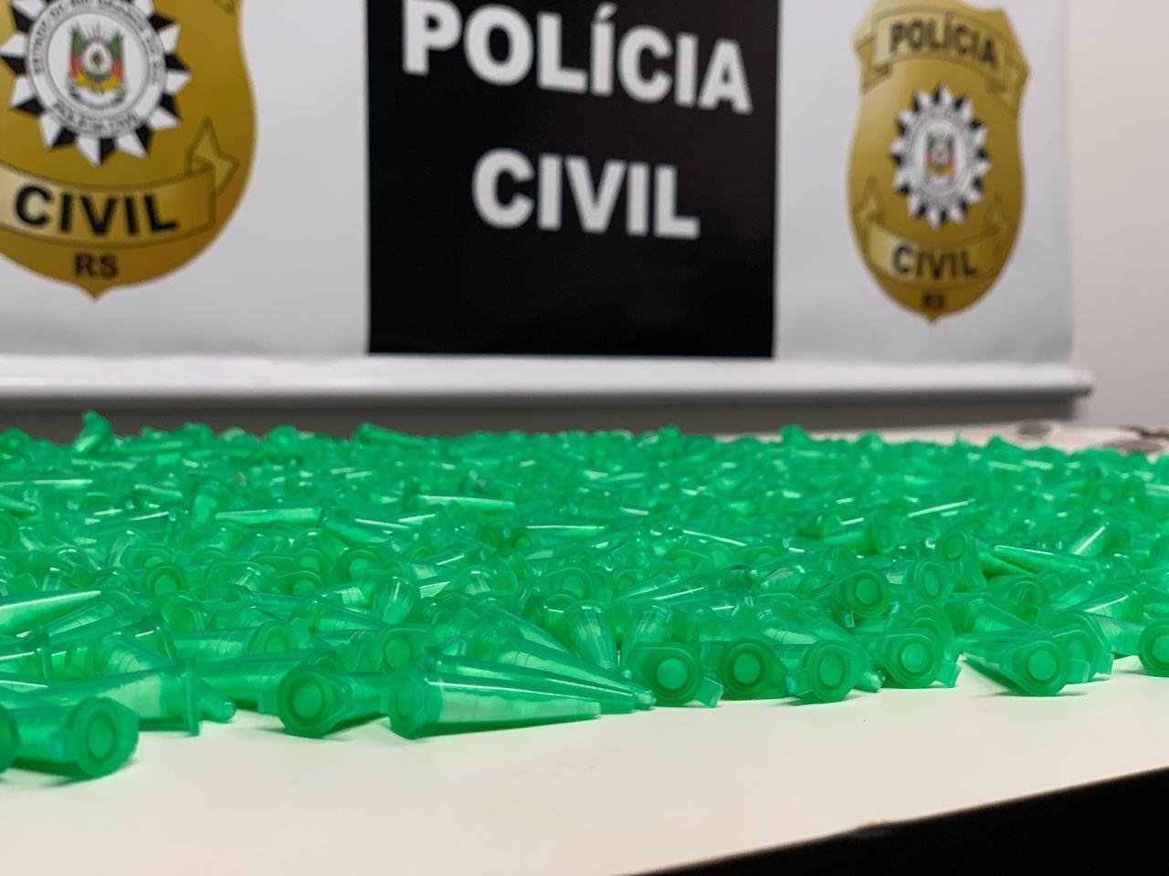 Venda da droga &eacute; facilitada devido ao acondicionamento dentro dos microtubos chamados de eppendorfs