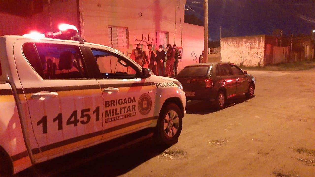 Abordagem foi realizada pela Brigada Militar na noite desta sexta-feira