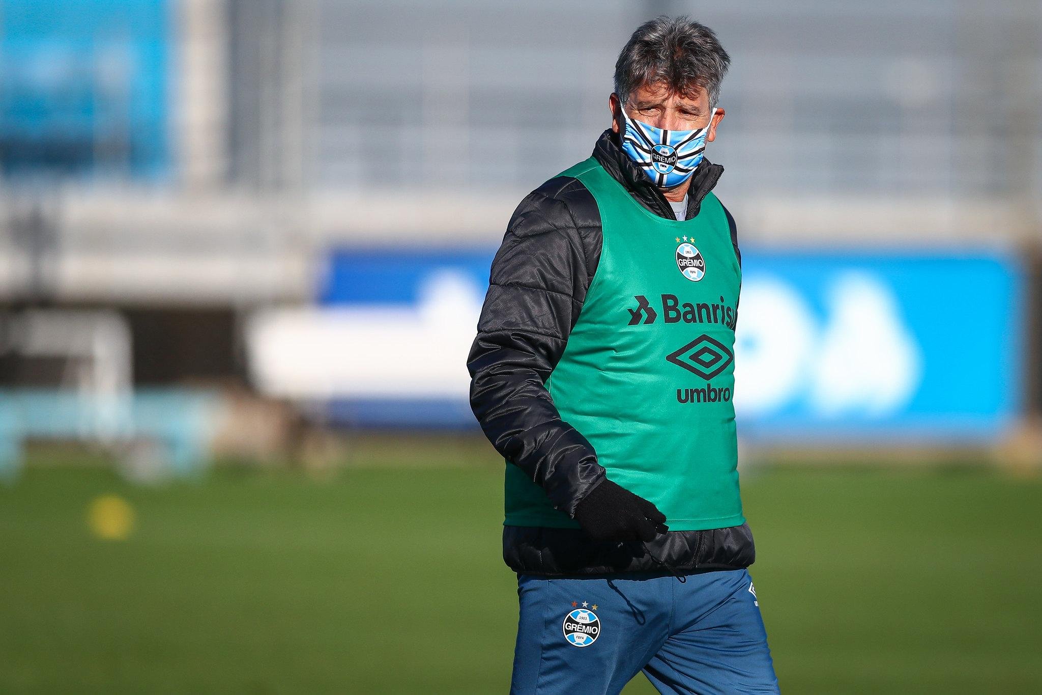 T&eacute;cnico Renato Portaluppi ter&aacute; desfalques para o cl&aacute;ssico Gre-Nal de retomada do Gauch&atilde;o