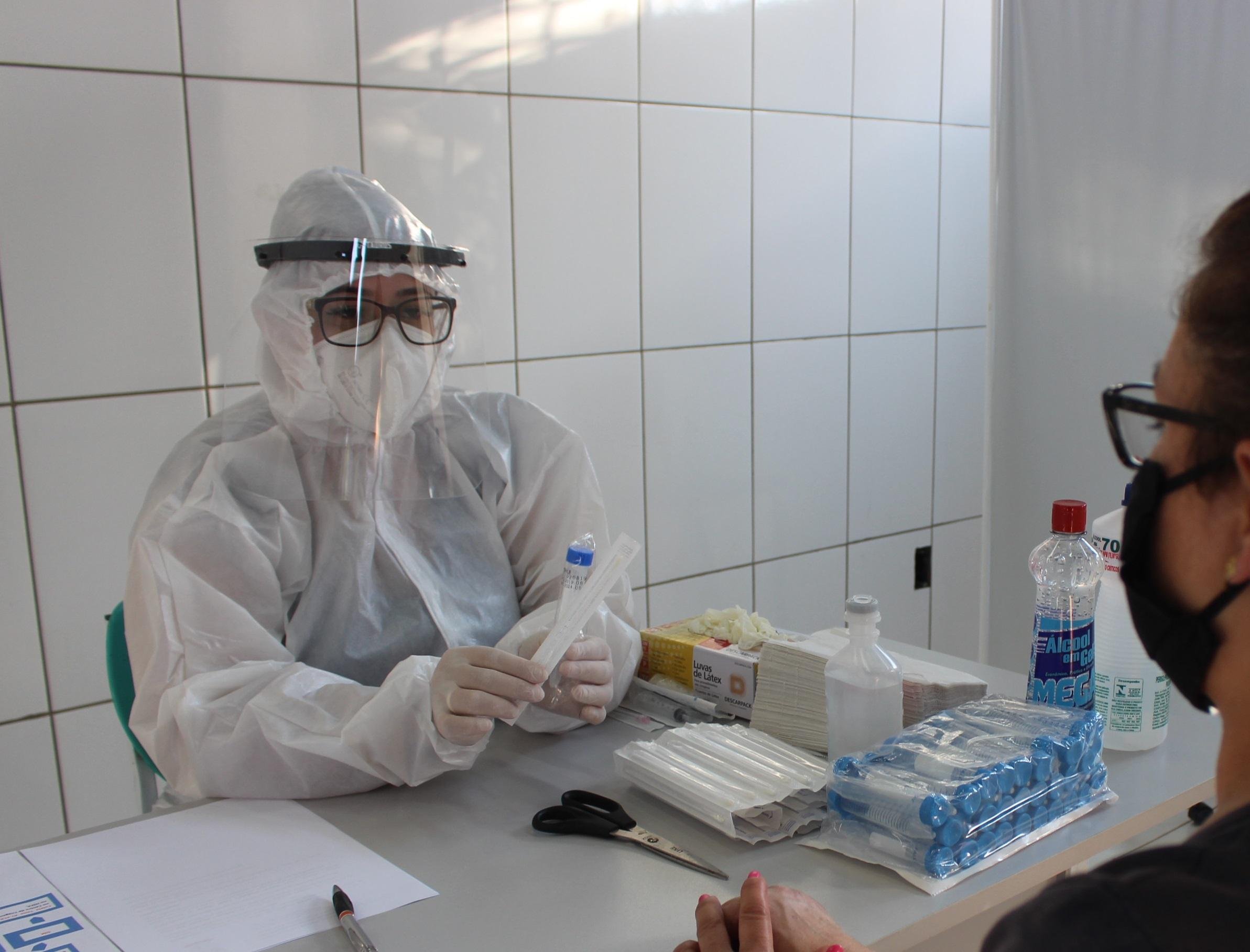Centro de Testagem para Covid-19 est&aacute; funcionando no Parque do Festejando de segunda a sexta-feira das 8h &agrave;s 17h
