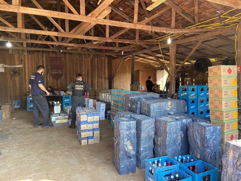 Bebidas alco&oacute;licas e materiais de higiene s&atilde;o os produtos mais apreendidos pela BM, PF e Receita Federal