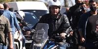 Bolsonaro passeou de moto por Brasílía