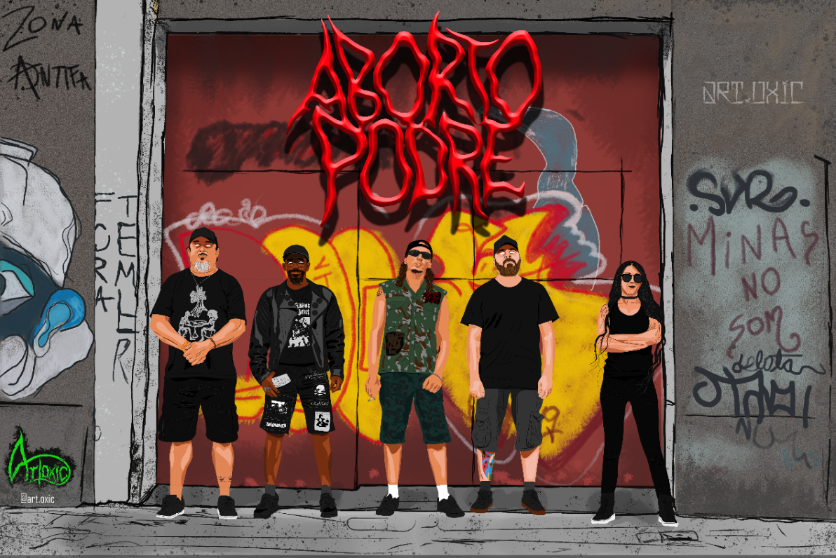 A Aborto Podre tem influ&ecirc;ncias do Punk Rock, Hardcore e Metal Old School
