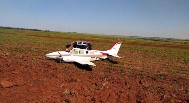 Monomotor carregava cerca de 450 quilos de entorpecente