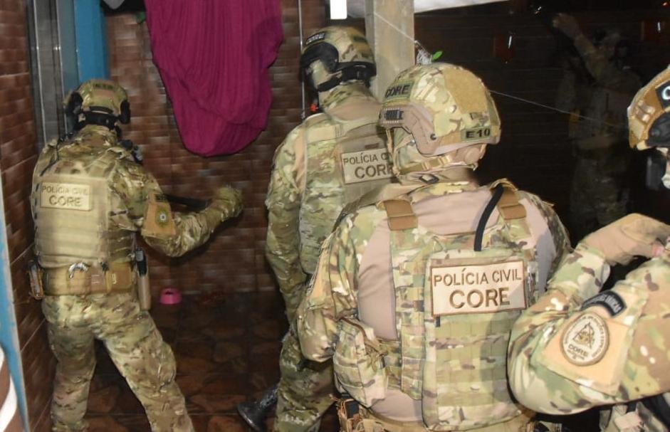 Equipe t&aacute;tica da Coordenadoria de Recursos Especiais (CORE) participou do cumprimento das ordens judiciais