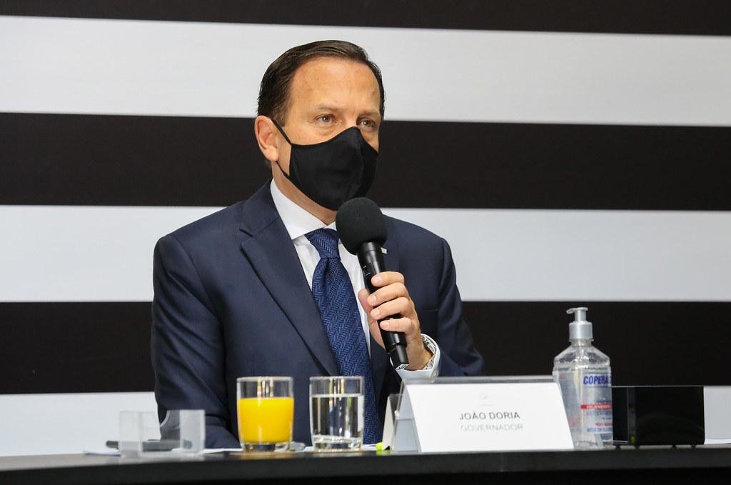 Ap&oacute;s o sexto testes realizado desde o in&iacute;cio da pandemia, Governador Jo&atilde;o Doria anunciou que resultado foi positivo