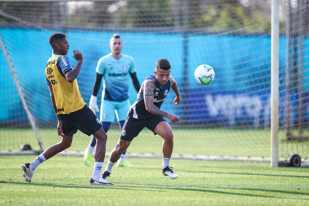 Renato Portaluppi ir&aacute; definir utiliza&ccedil;&atilde;o de Jean Pyerre e Matheus Henrique no treino da sexta-feira de manh&atilde; no CT presidente Luiz Carvalho