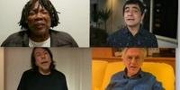 Vídeo de músicos, como Milton, Samuel Rosa, Lenine e Caetano, em redes sociais para a campanha #JuntosPelaMúsica