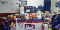 Pedágio Solidário arrecadou alimentos em Gravataí