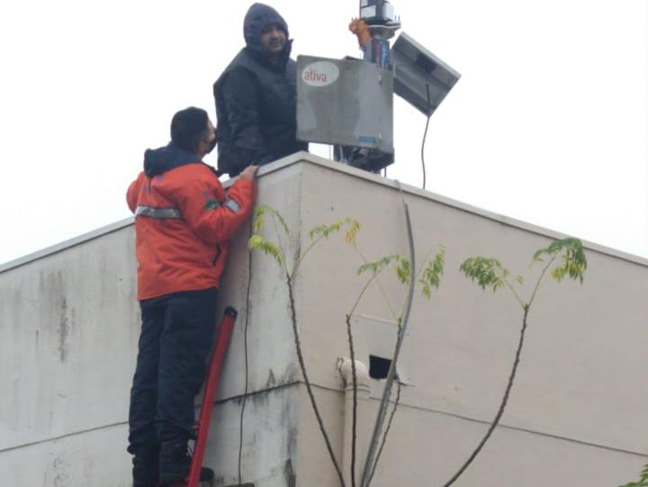 T&eacute;cnicos do &oacute;rg&atilde;o estiveram na cidade para ajustar os instrumentos das esta&ccedil;&otilde;es