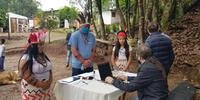 A comunidade indígena de Bento Gonçalves possui 27 famílias