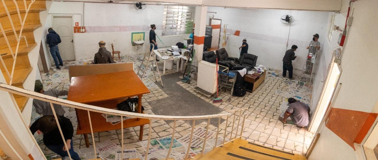 Pr&eacute;dio do Lar S&atilde;o Francisco de Assis  est&aacute; recebendo melhorias