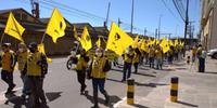 Trabalhadores dos Correios realizaram nesta sexta-feira um Dia Nacional de Luta