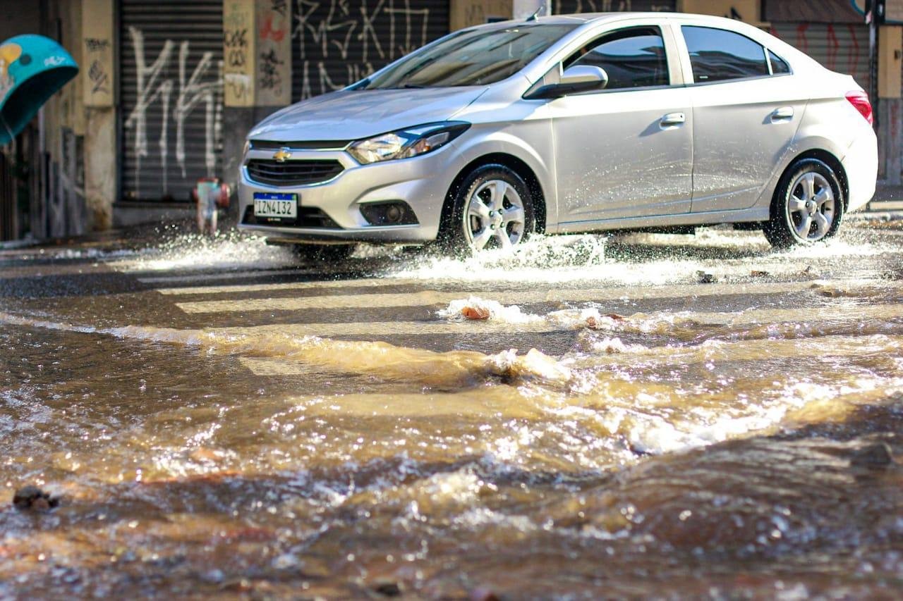 Parte dos moradores da regi&atilde;o ficaram sem &aacute;gua na manh&atilde; desta quarta-feira