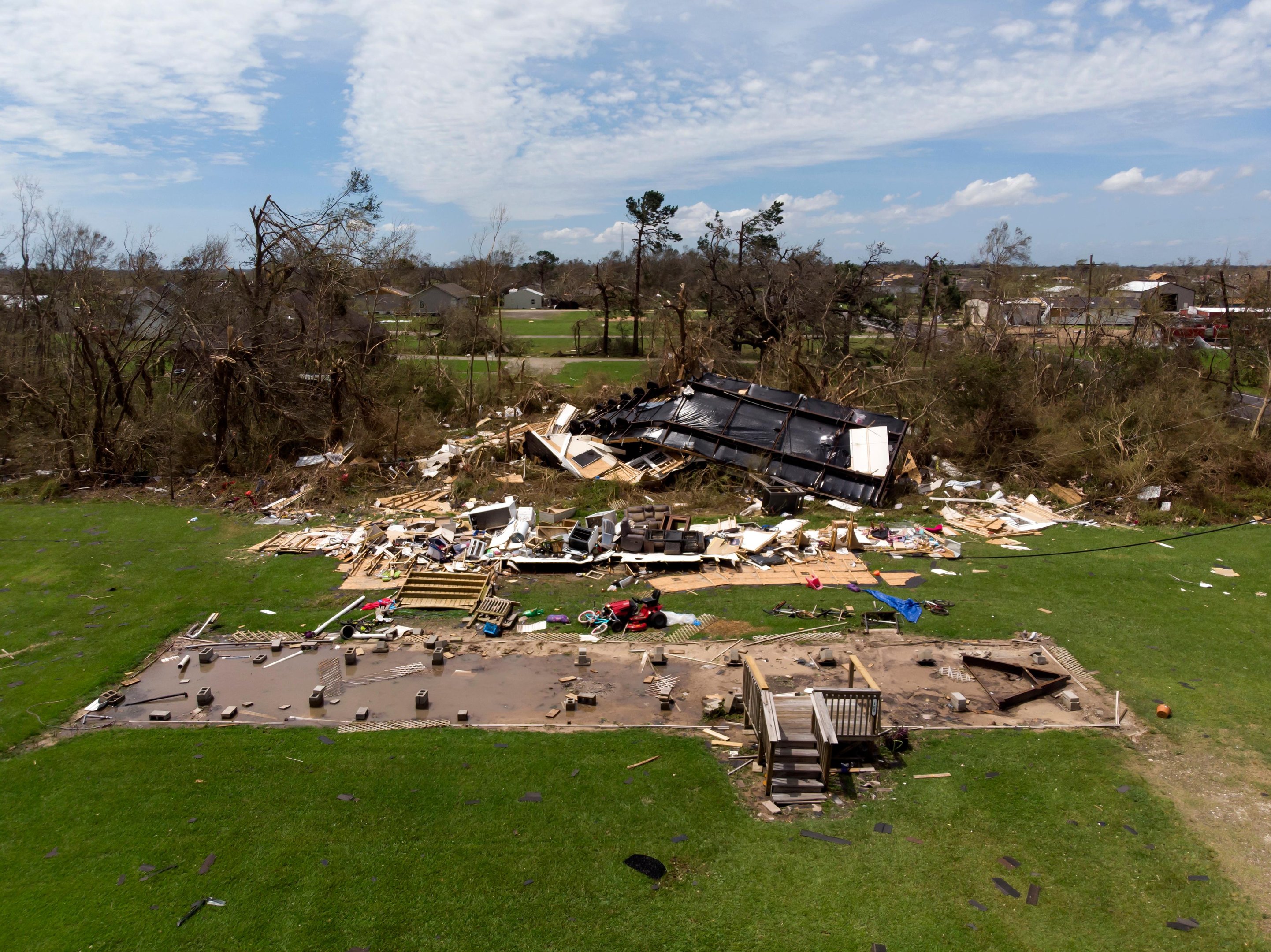 Forte tempestade registrada nesse territ&oacute;rio do sul dos Estados Unidos n&atilde;o causou danos "catastr&oacute;ficos", como temiam as autoridades