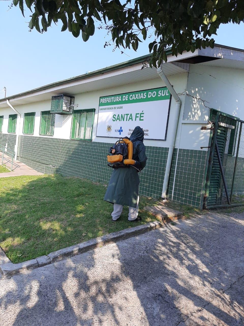 Espa&ccedil;o foi higienizado nesta quarta-feira