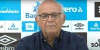 Romildo Bolzan não descartou o sonho que o Grêmio tem em contratar Cavani, mas afastou a possibilidade neste momento pelos valores envolvidos
