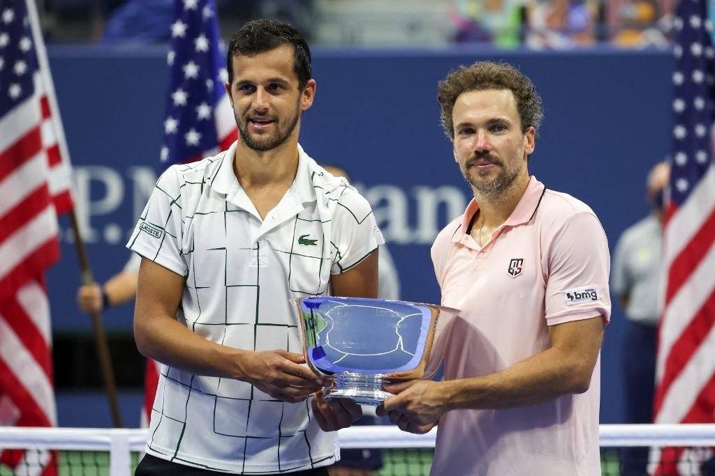 Esse &eacute; o primeiro t&iacute;tulo de Grand Slam que Soares e Pavic conquistam juntos.