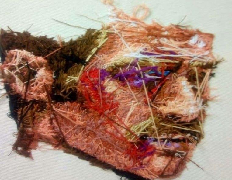 Rafael Dambros entre desenho, pintura e bordado