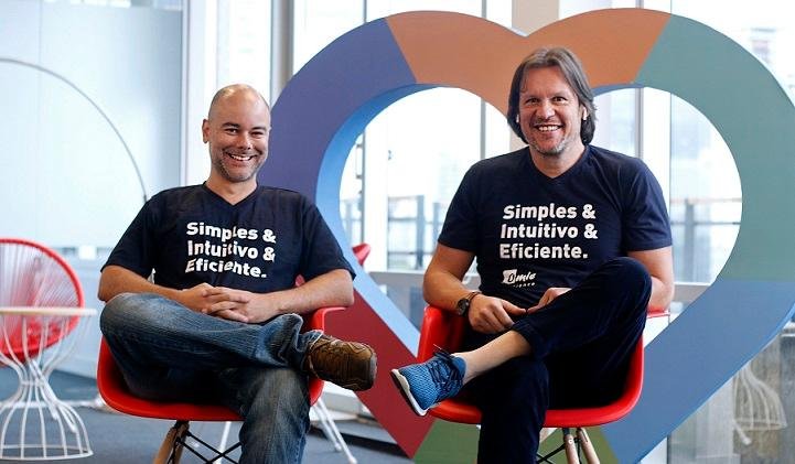 Rafael Olmos, CTO da Omie, e Marcelo Lombardo, CEO da empresa