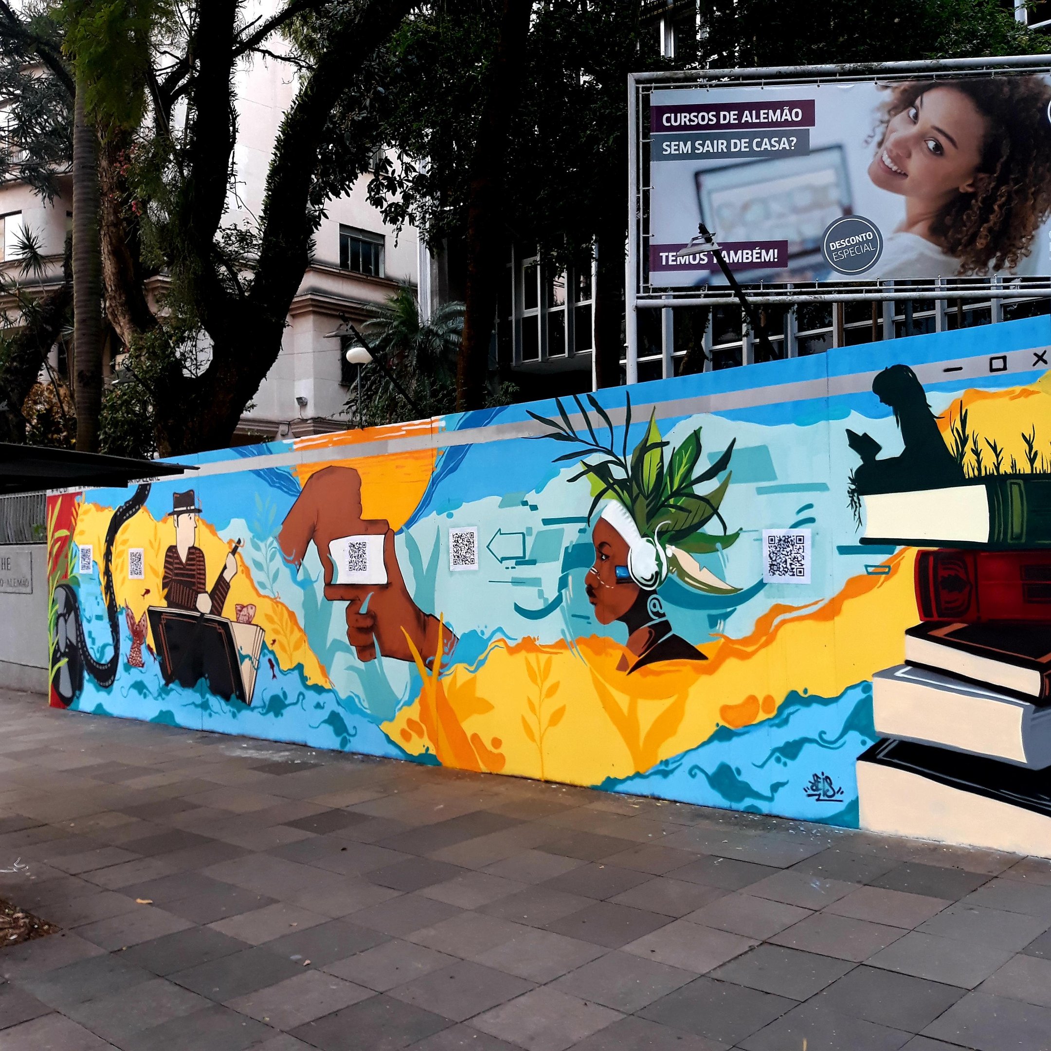 Felipe Reis  mescla linguagem art&iacute;stica e digital em sua pintura e aborda diversos temas