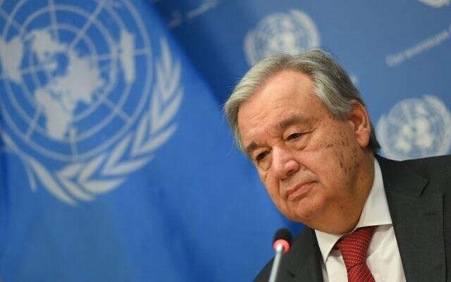 Secret&aacute;rio-geral da ONU teme uma ''nova Guerra Fria''