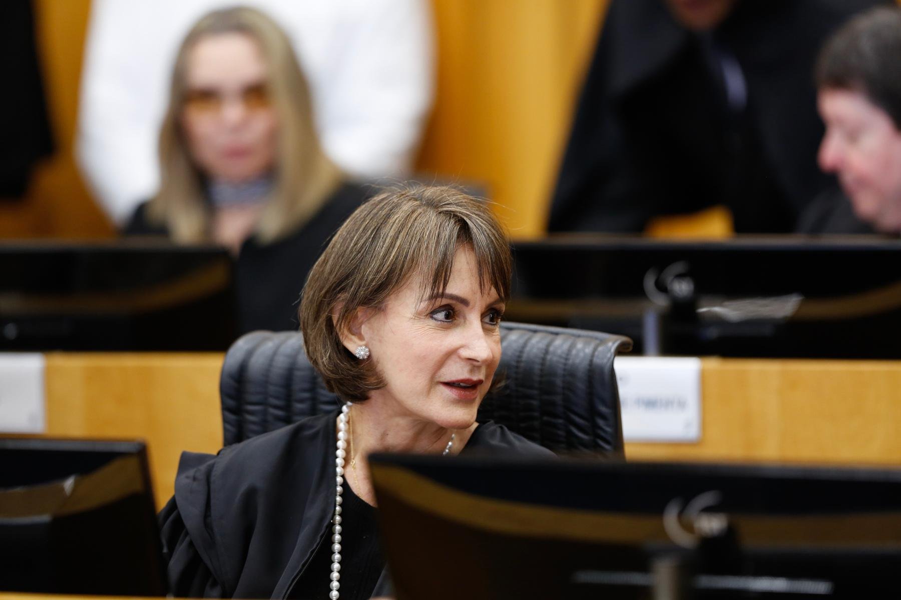 Maria Cristina Peduzzi contraiu a doen&ccedil;a na cerim&ocirc;nia de posse do ministro Luiz Fux