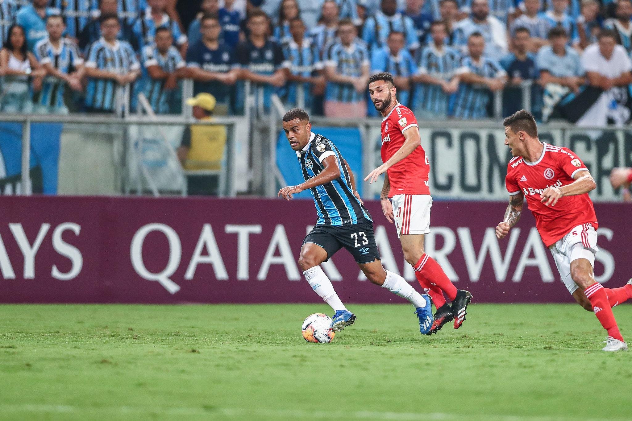 Antes da paralisa&ccedil;&atilde;o Grenal da Libertadores na Arena acabou empatado em 0 a 0