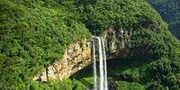 A cascata do Caracol possui 130 metros