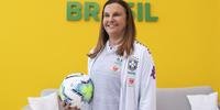 Duda, a nova coordenadora de Seleções Femininas destacou objetivos no cargo e o desejo de tornar as equipes nacionais as melhores do mundo