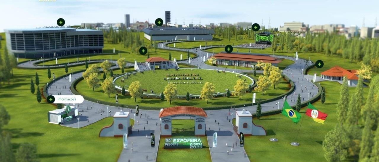 Participante ter&aacute; experi&ecirc;ncia virtual em ambiente que simula a sede da Associa&ccedil;&atilde;o Rural de Pelotas