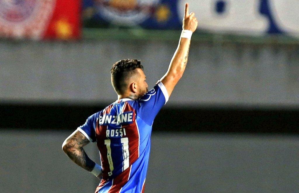 Rossi marcou na vit&oacute;ria do Bahia sobre o Vasco