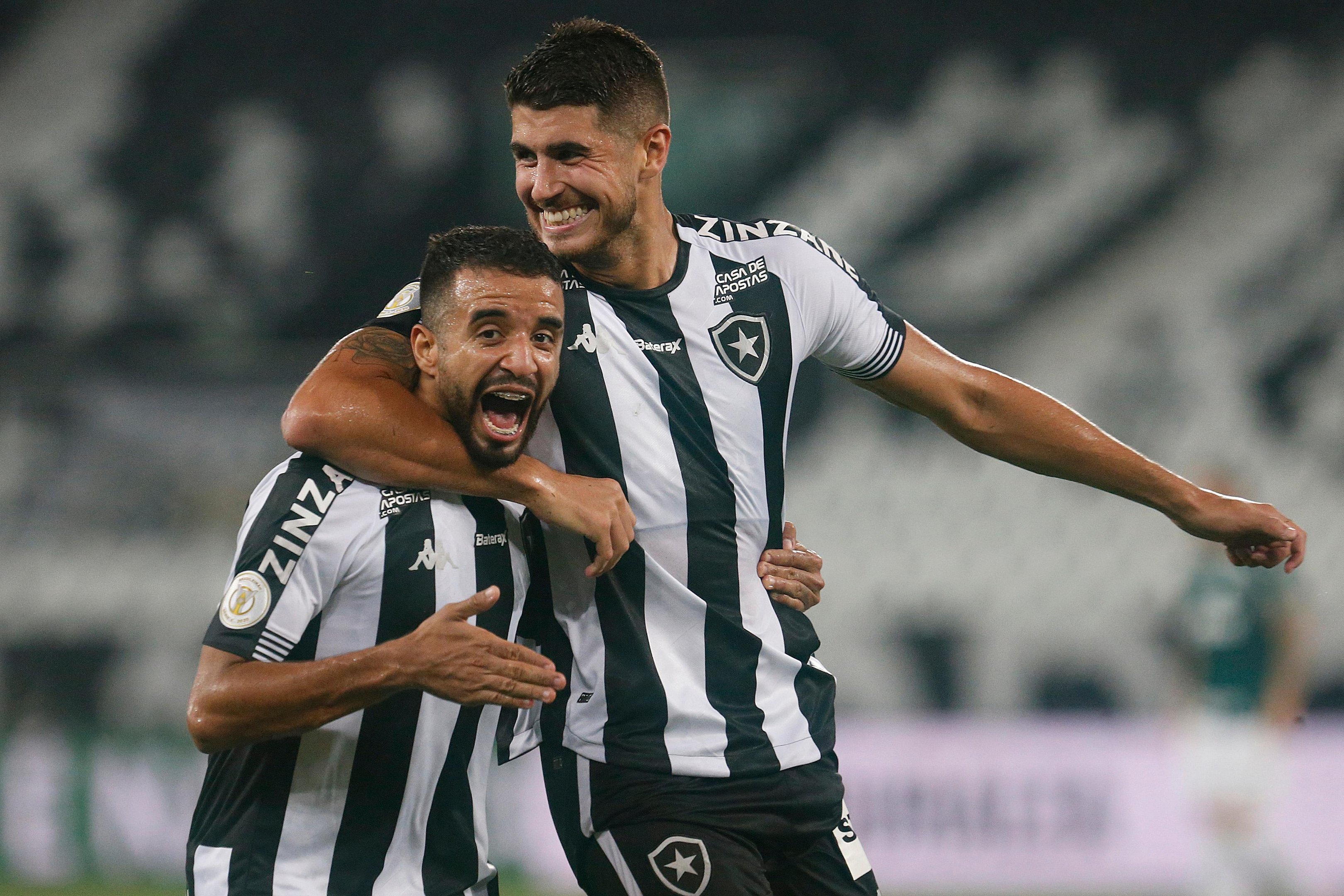 Botafogo venceu Palmeiras por 2 a 1