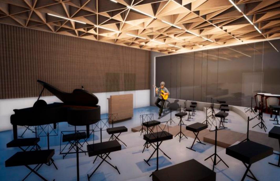 O teatro dever&aacute; ser constru&iacute;do em uma &aacute;rea de aproximadamente 10 mil metros quadrados