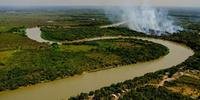 Força Nacional tenta conter incêndios no Pantanal